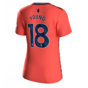 Everton Ashley Young #18 Replica Away Stadium Shirt for Women 2023-24 Short Sleeve
